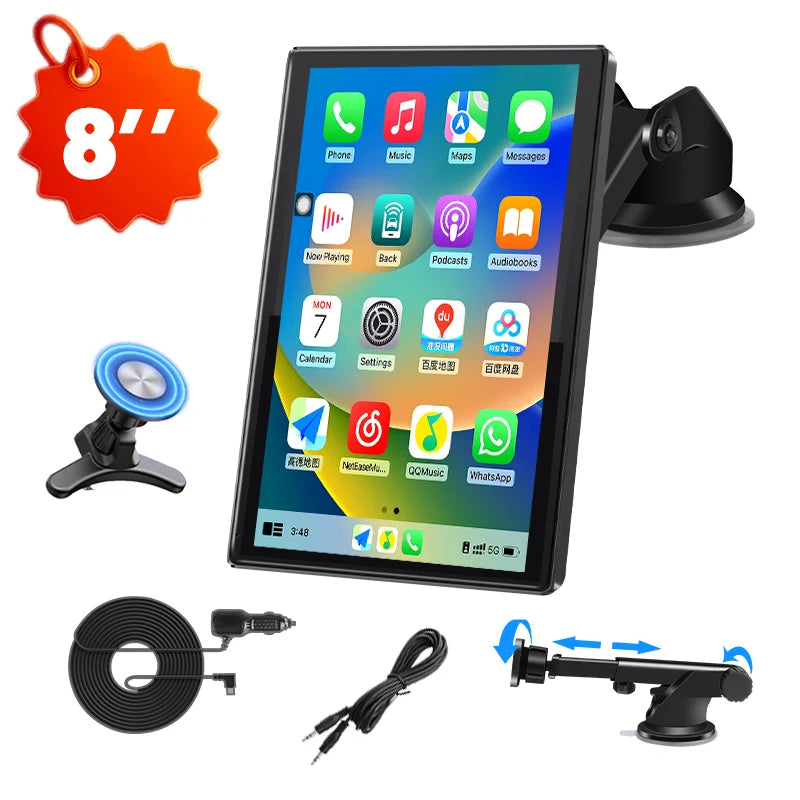 7/8/9 ' Zoll-Autoradio mit kabelloser CarPlay-Funktion