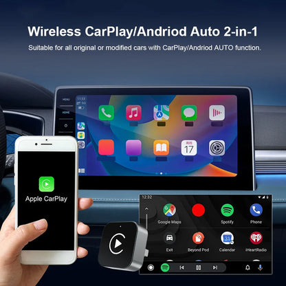 Kabelloser Carplay-Android-Auto-Adapter