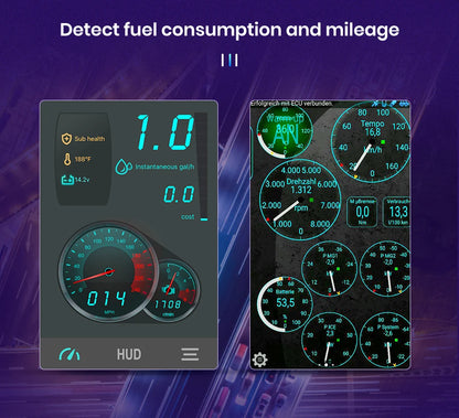 Bluetooth OBD2 Adapter Kfz-Diagnosegerät Scan-Tool
