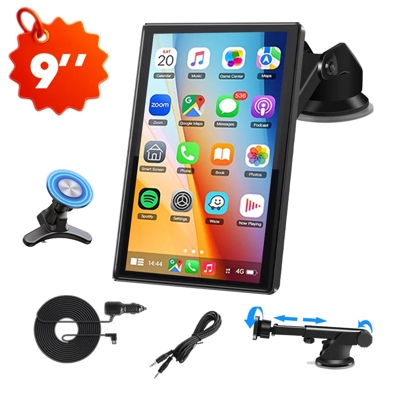 7/8/9 ' Zoll-Autoradio mit kabelloser CarPlay-Funktion