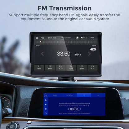 7-Zoll-Autoradio mit kabelloser CarPlay-Funktion